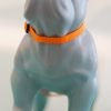 Arnés para gato color naranja con detalle de huevo estrellado en la espalda marca Hi Pet!